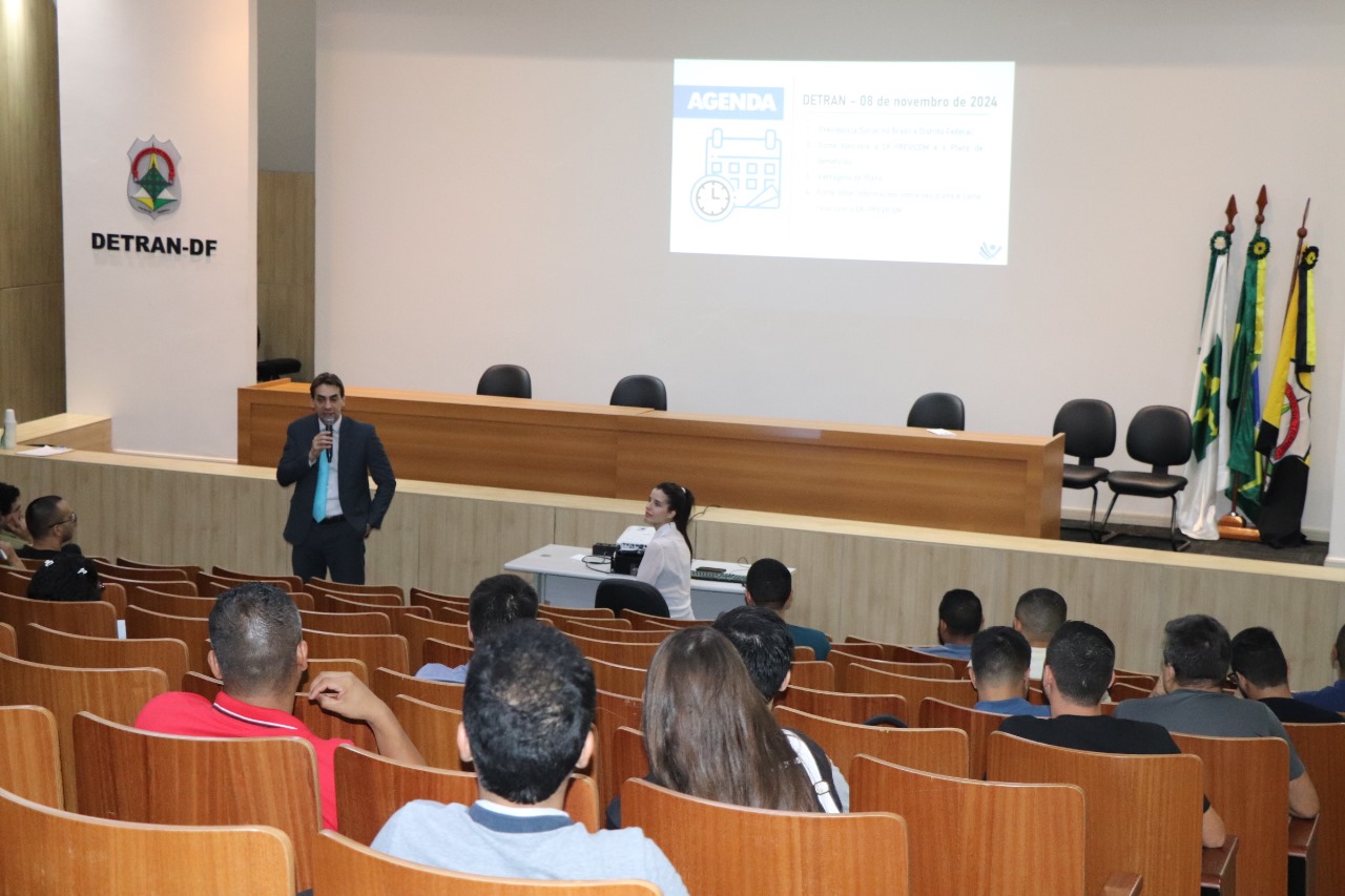 Palestra de ambientação aos novos servidores do Detran-DF