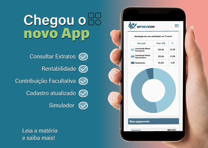 DF PREVICOM lança novo App Mobile: mais agilidade e controle na sua previdência