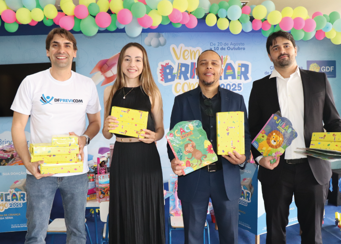 DF-PREVICOM reforça compromisso Social com doação de brinquedos na Campanha